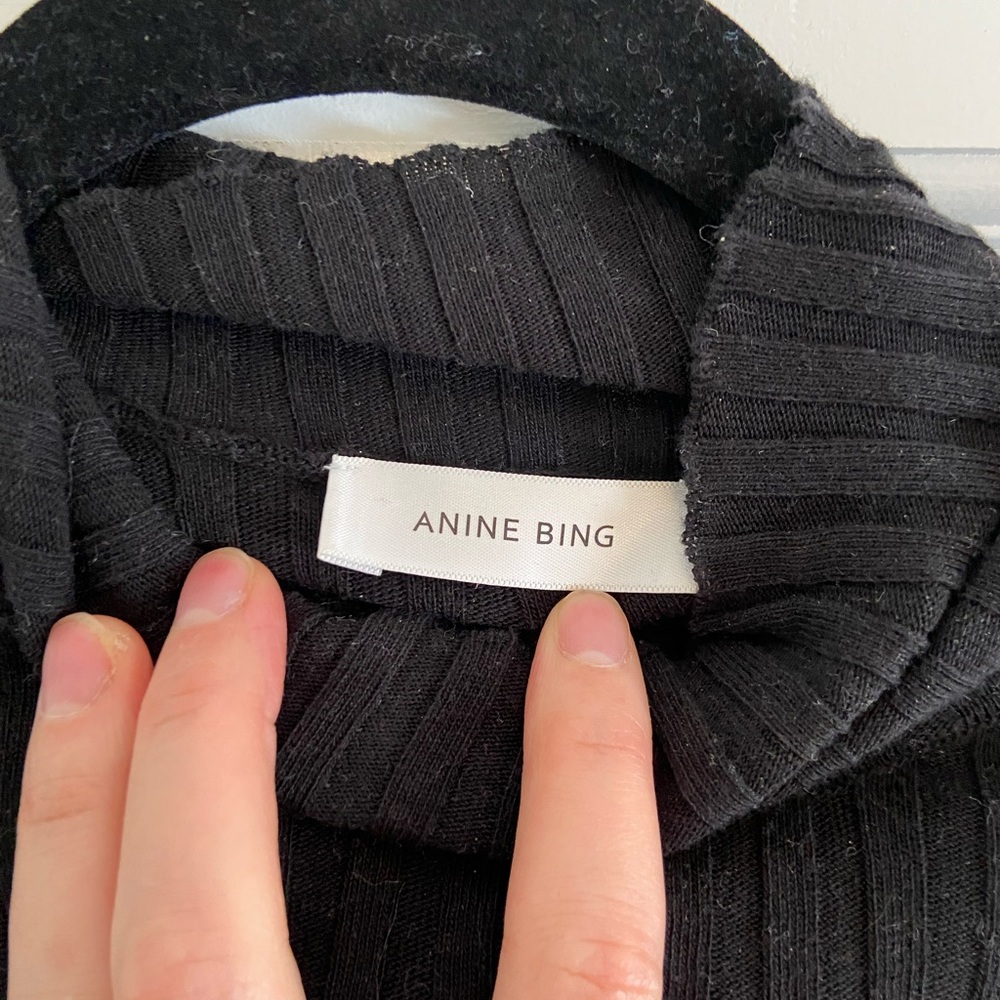 Annie Bing Back Ribbed Turtleneck Sweater - Picture 2 of 2